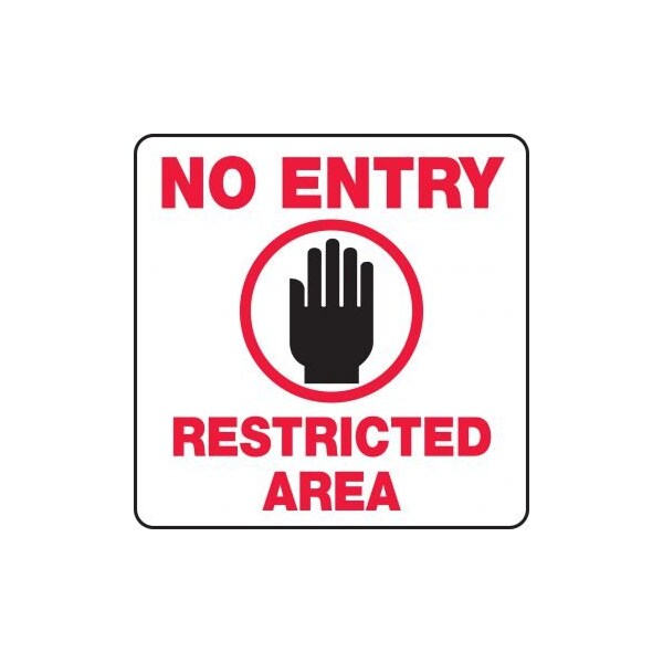 Accuform SIGN HOLDER LABELS NO ENTRY PFC640 PFC640 - main